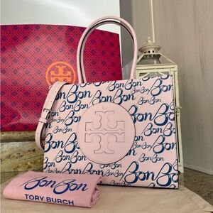 Tory Burch Bon Bon Pink Tote